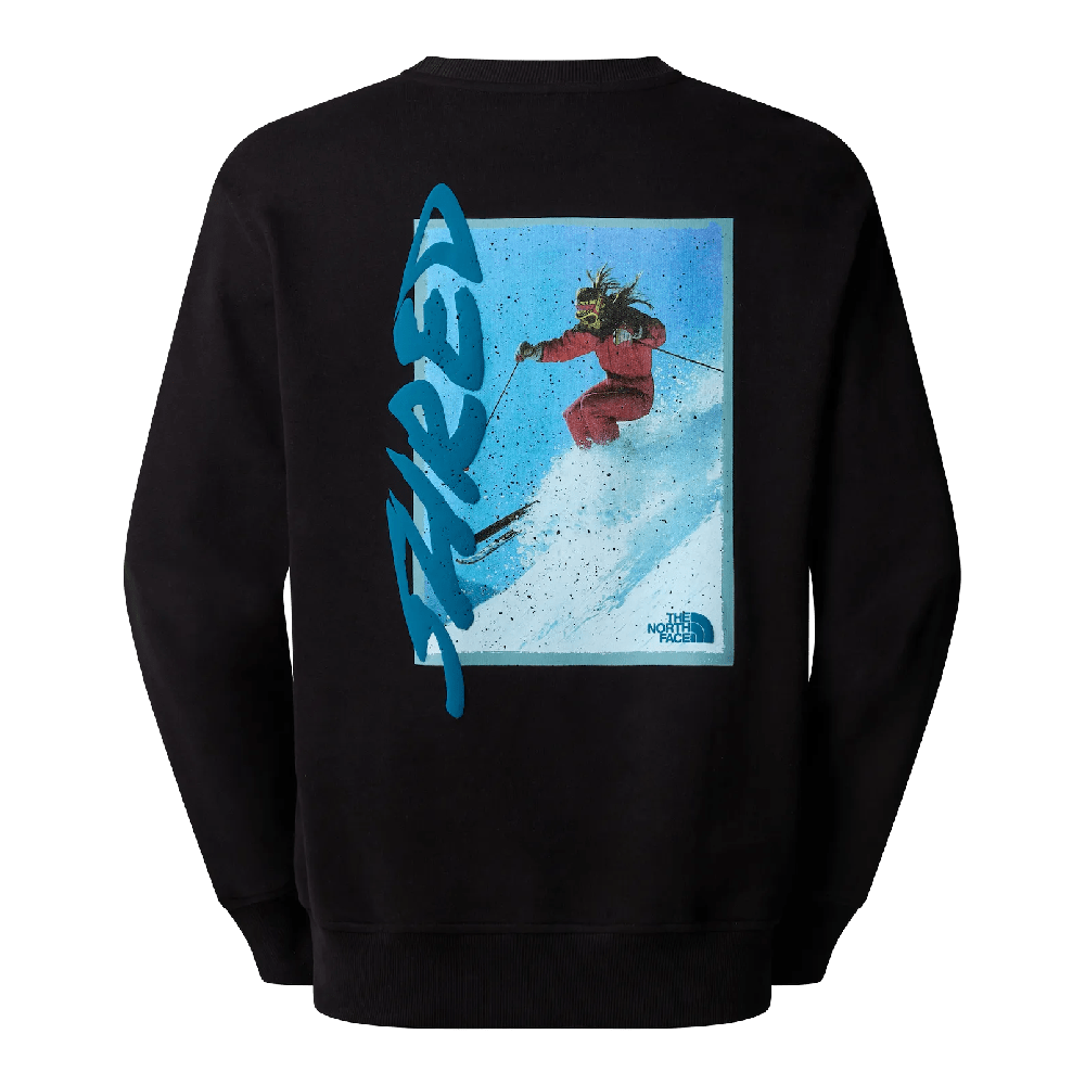 THE NORTH FACE - U Nse Slopes Relaxed Crew Sweatshirt-Gra