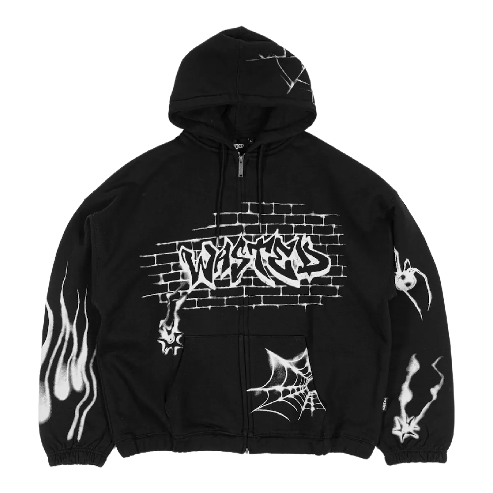 WASTED PARIS - Atm Boxy Zip Hoodie