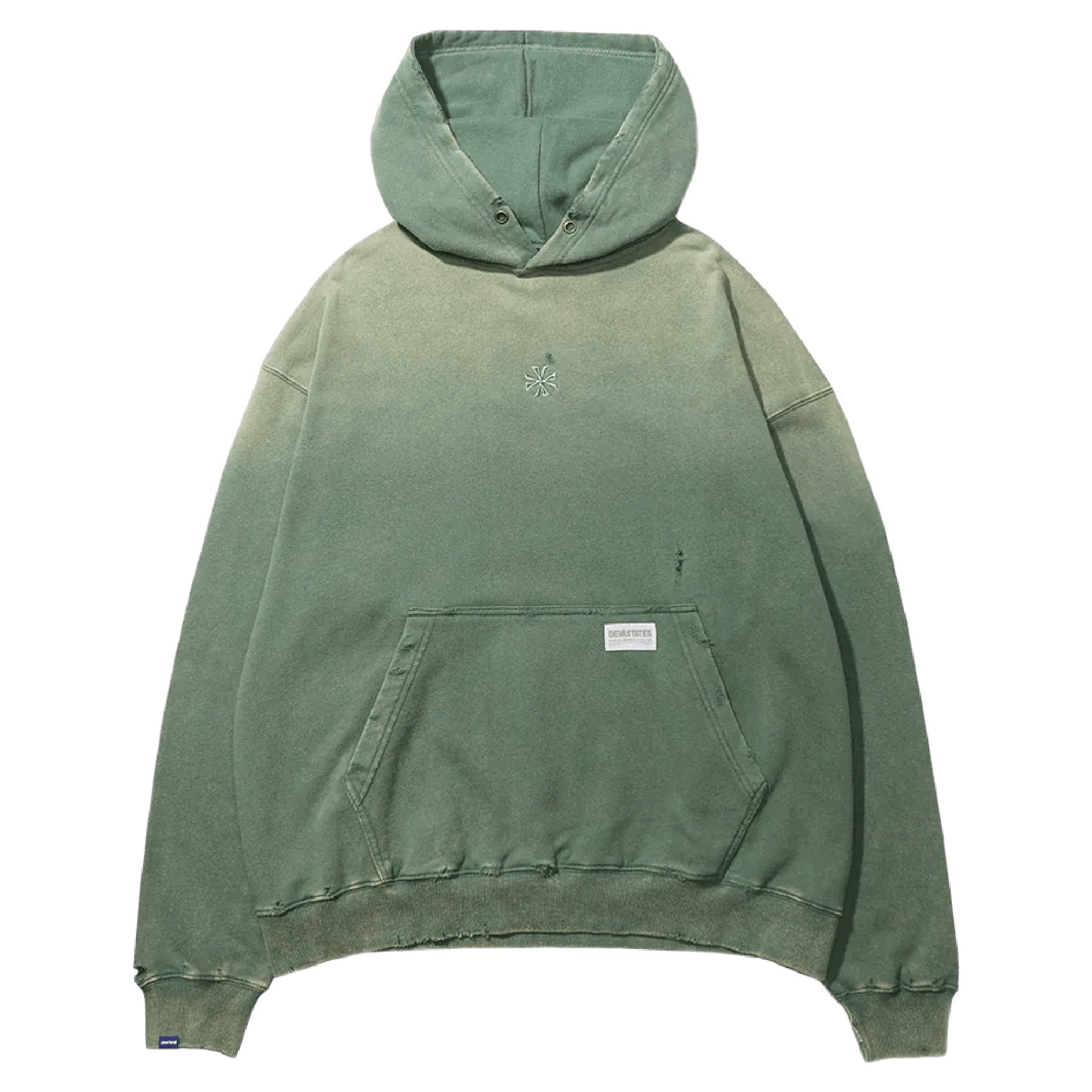DEVA STATES - Distressed Hoodie Cross