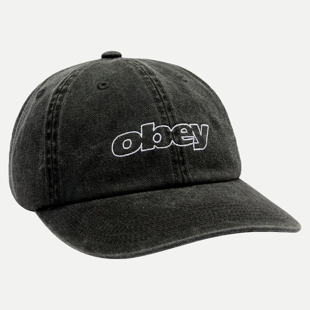 Pigment Obey Slanted 6 Panel Strapback