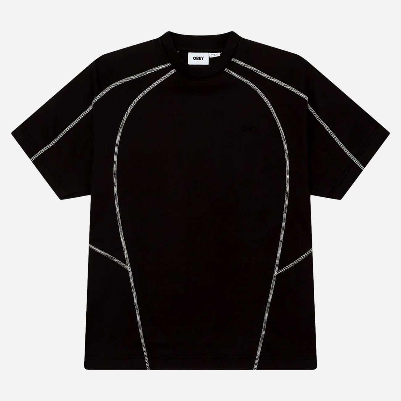 Obey Contrast Stitch Tee