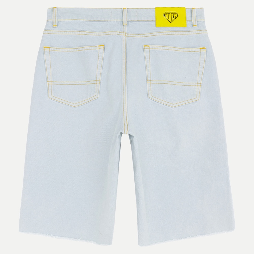 Fringed Baggy Denim Short - immagine 2