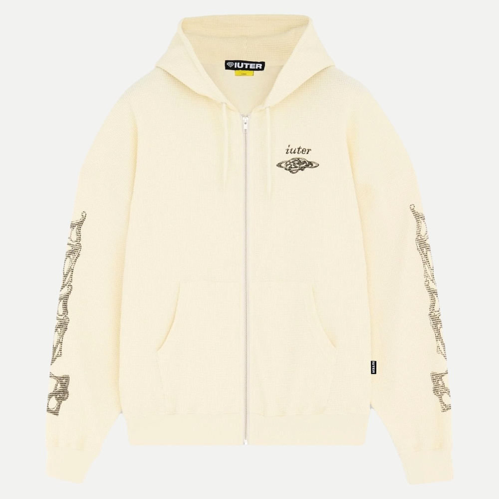 Bijoux Waffle Zip Hoodie