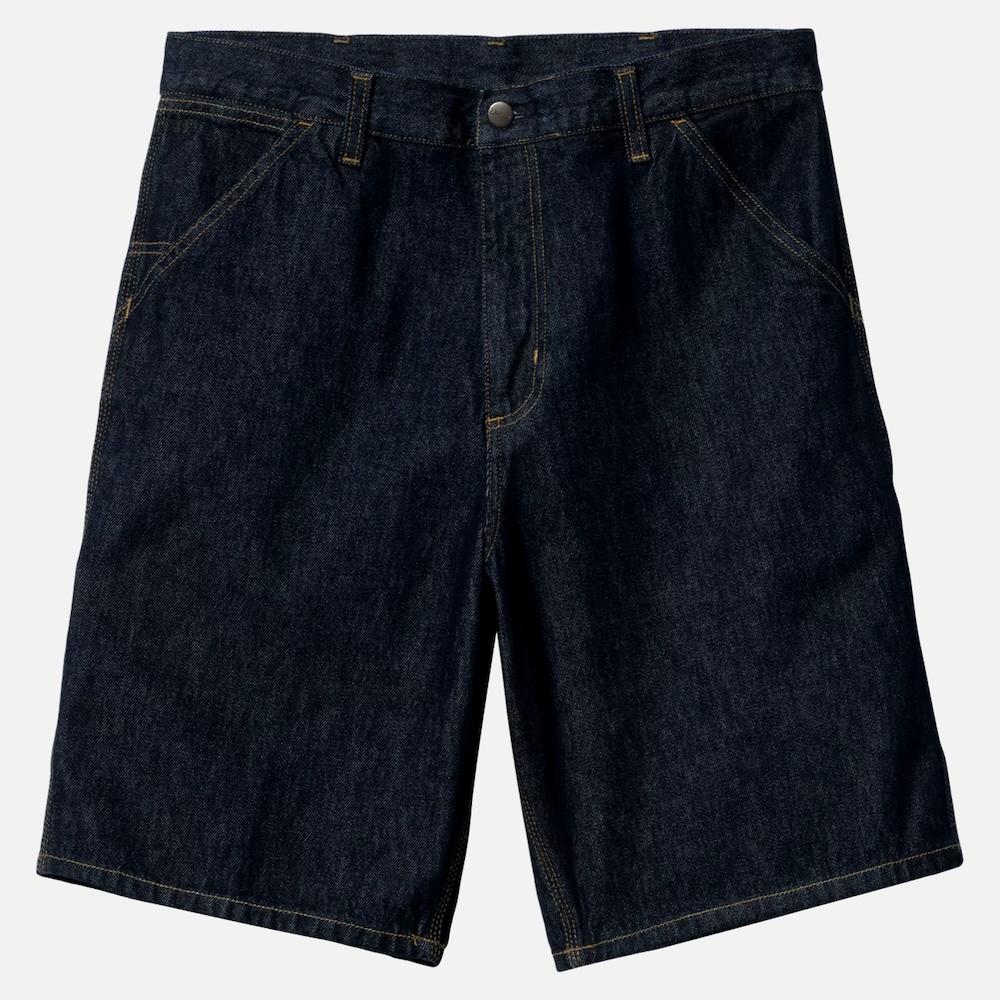 Single Knee Short 'Smith' Denim - immagine 2