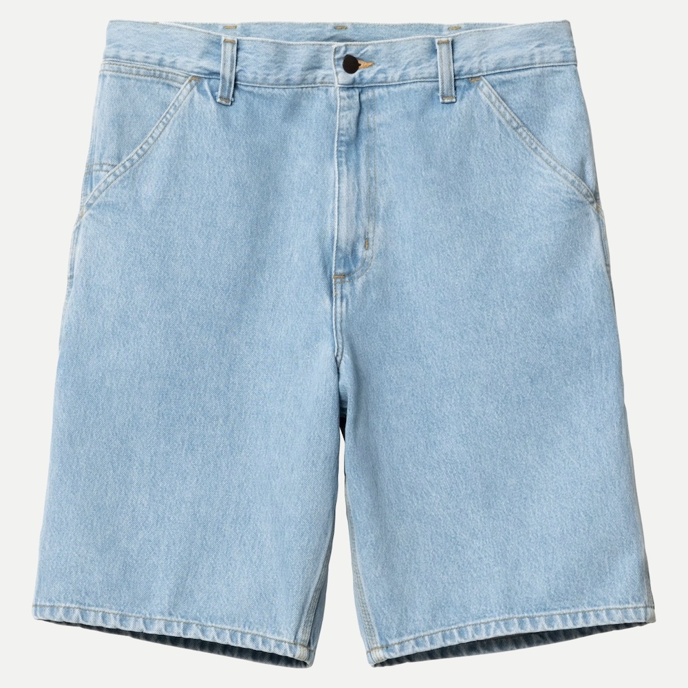 Single Knee Short 'Smith' Denim - immagine 2