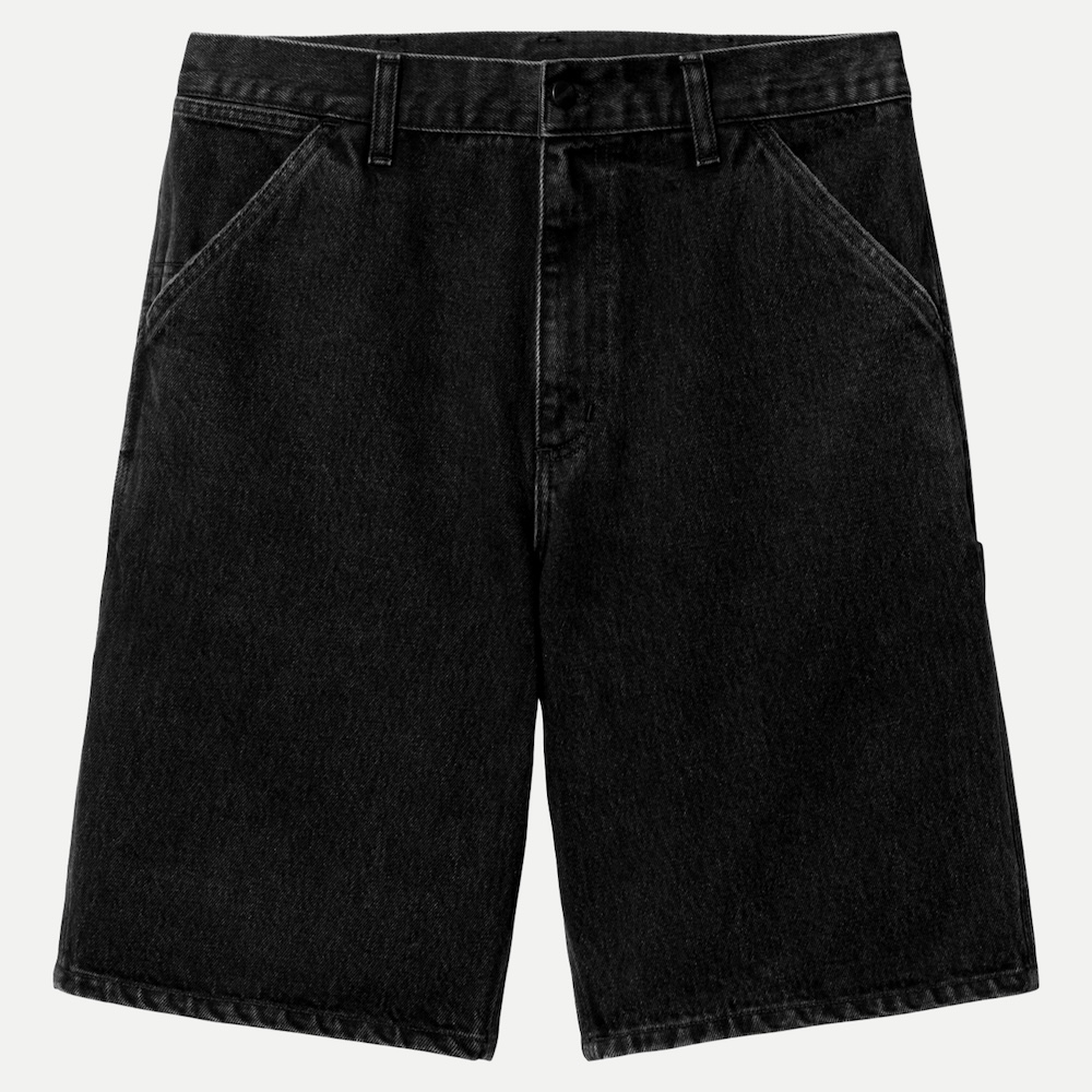 Single Knee Short 'Smith' Denim - immagine 2