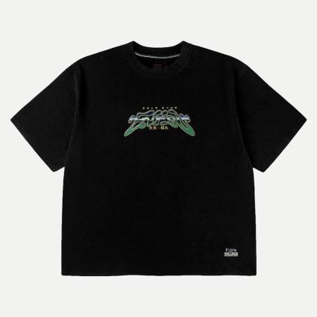 Neon Leopard Printed Ss Tee