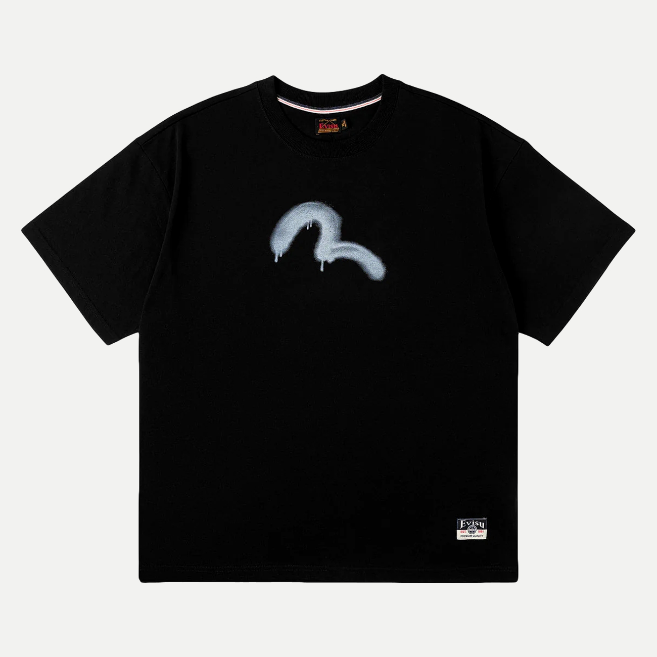 Angel & Graffiti Slogan Printed Ss Tee