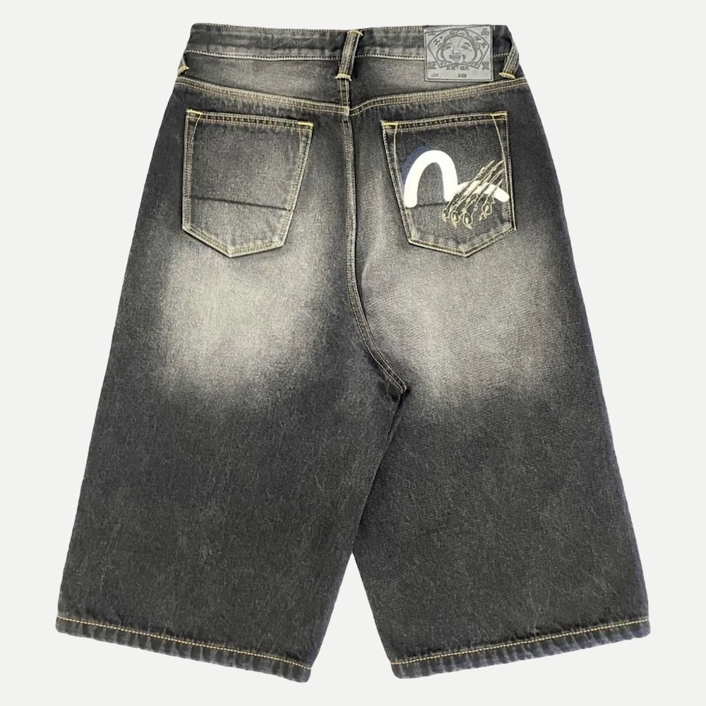 Seagull & Claw Marks Denim Shorts