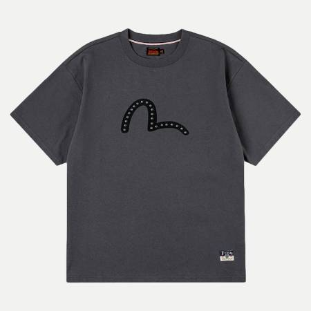 Seagull Printed Ss Tee W Metal Studs