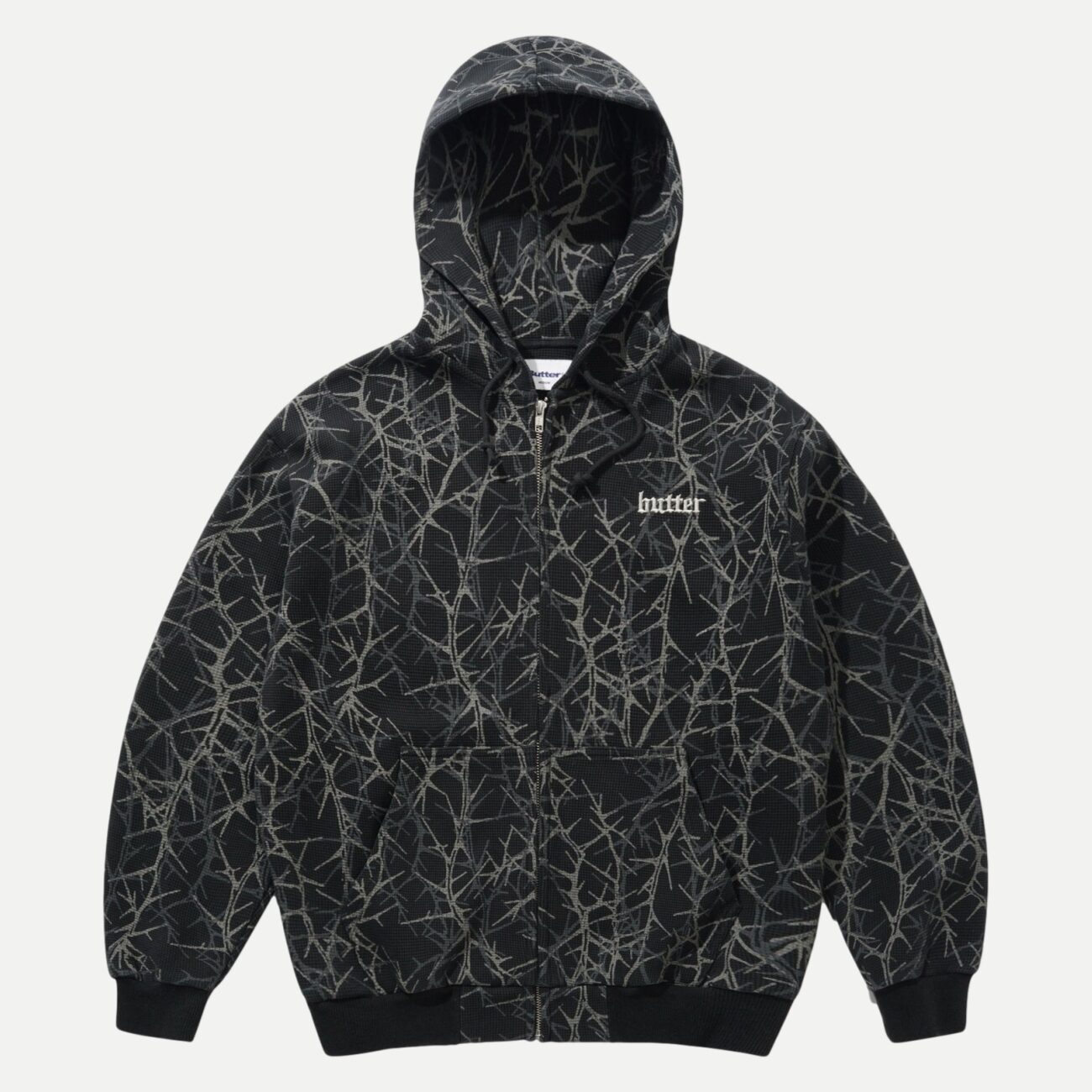 Thorn Camo Waffle Zip-Thru Hood