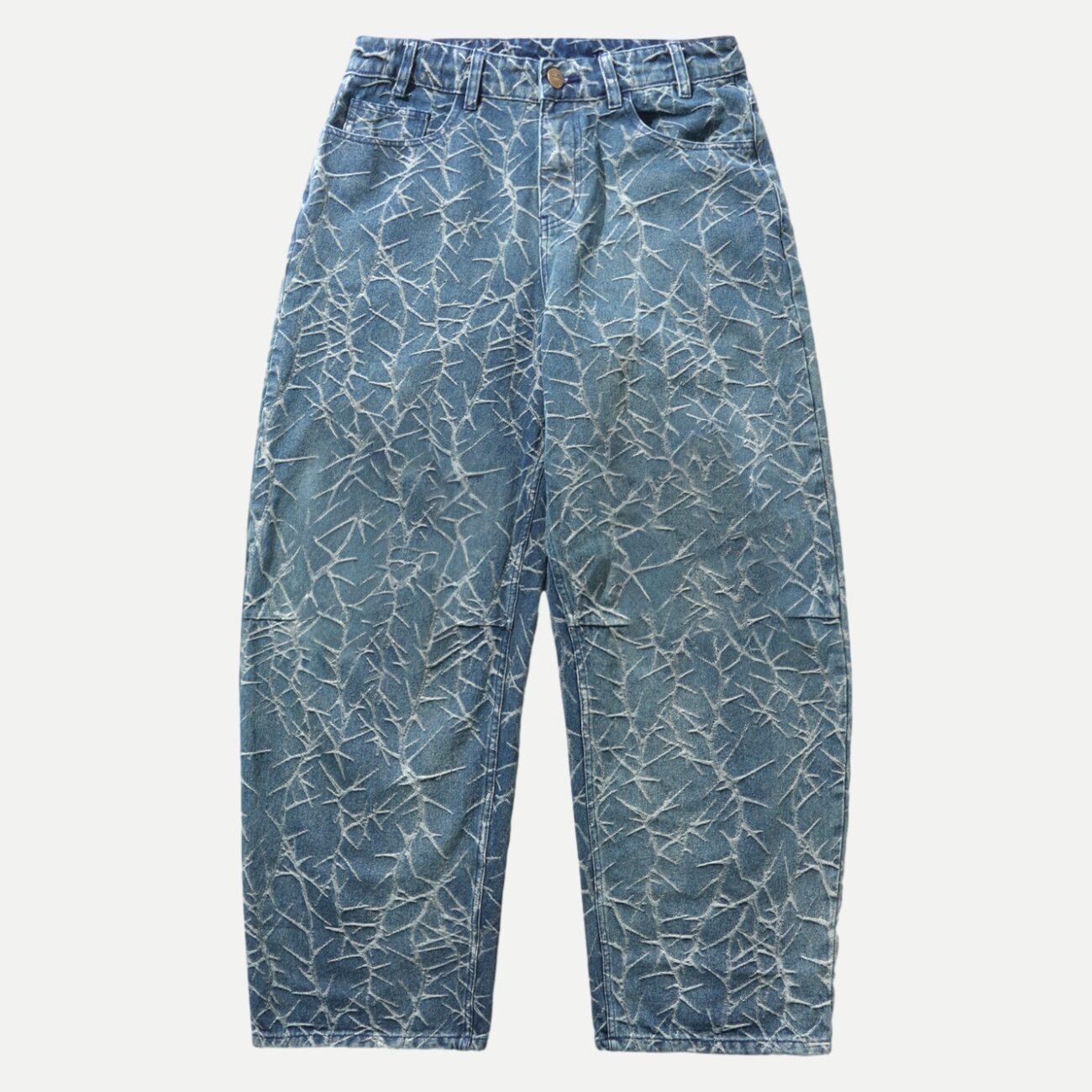 Thorn Camo Wide Cut Denim Jeans